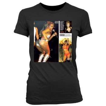 Christina Milian Women's Junior Cut Crewneck T-Shirt