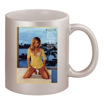 Christina Milian 11oz Metallic Silver Mug