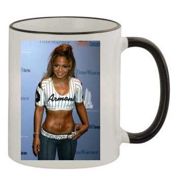 Christina Milian 11oz Colored Rim & Handle Mug