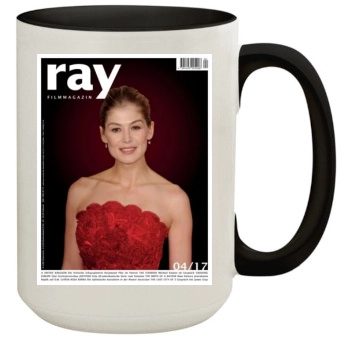 Rosamund Pike 15oz Colored Inner & Handle Mug