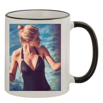 Rosie Huntington-Whiteley 11oz Colored Rim & Handle Mug