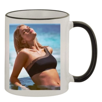 Rosie Huntington-Whiteley 11oz Colored Rim & Handle Mug