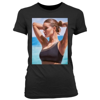 Rosie Huntington-Whiteley Women's Junior Cut Crewneck T-Shirt