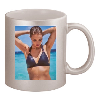 Rosie Huntington-Whiteley 11oz Metallic Silver Mug