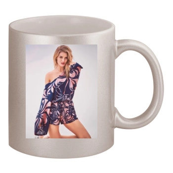 Rosie Huntington-Whiteley 11oz Metallic Silver Mug