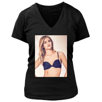 Rosie Huntington-Whiteley Women's Deep V-Neck TShirt