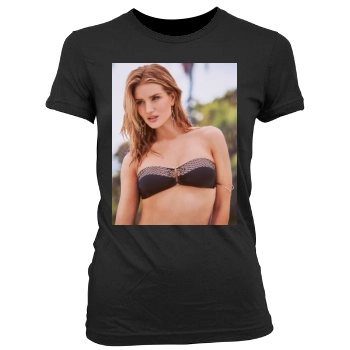 Rosie Huntington-Whiteley Women's Junior Cut Crewneck T-Shirt