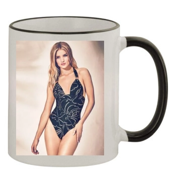 Rosie Huntington-Whiteley 11oz Colored Rim & Handle Mug