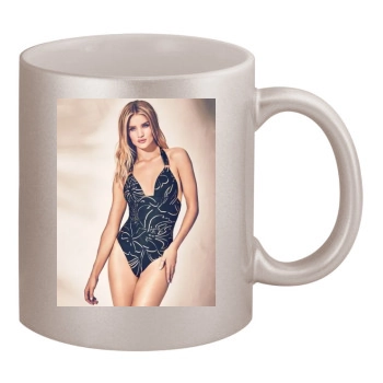 Rosie Huntington-Whiteley 11oz Metallic Silver Mug