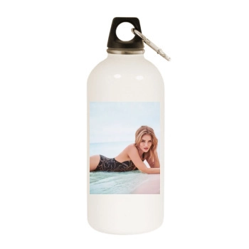 Rosie Huntington-Whiteley White Water Bottle With Carabiner