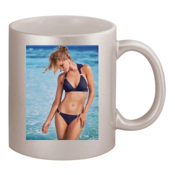 Rosie Huntington-Whiteley 11oz Metallic Silver Mug