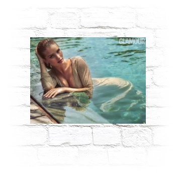 Rosie Huntington-Whiteley Metal Wall Art