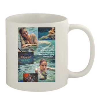 Rosie Huntington-Whiteley 11oz White Mug