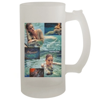 Rosie Huntington-Whiteley 16oz Frosted Beer Stein