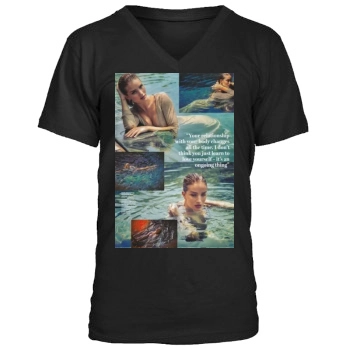 Rosie Huntington-Whiteley Men's V-Neck T-Shirt