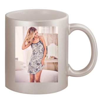 Rosie Huntington-Whiteley 11oz Metallic Silver Mug