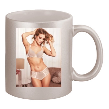 Rosie Huntington-Whiteley 11oz Metallic Silver Mug