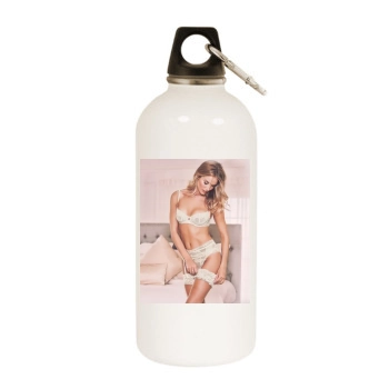 Rosie Huntington-Whiteley White Water Bottle With Carabiner