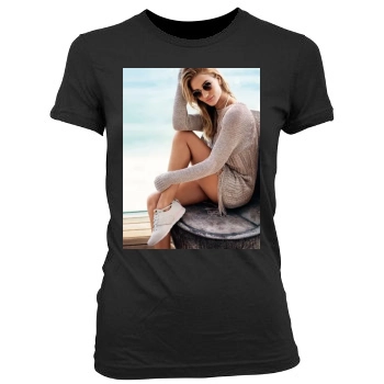 Rosie Huntington-Whiteley Women's Junior Cut Crewneck T-Shirt