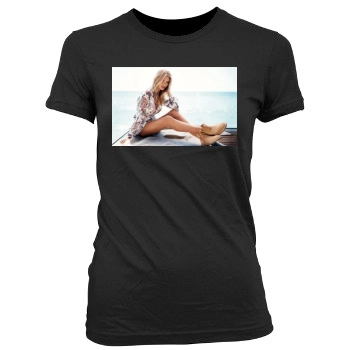 Rosie Huntington-Whiteley Women's Junior Cut Crewneck T-Shirt