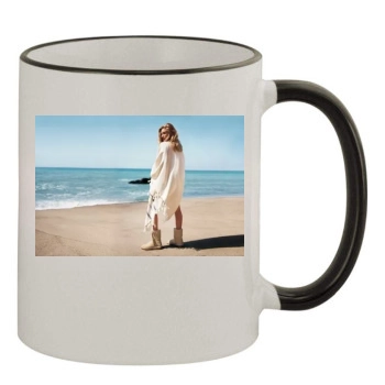 Rosie Huntington-Whiteley 11oz Colored Rim & Handle Mug