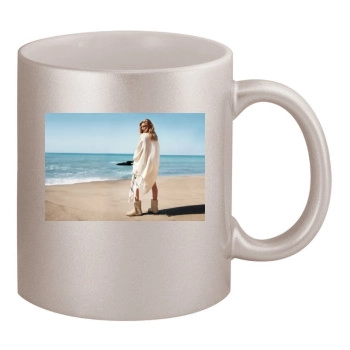 Rosie Huntington-Whiteley 11oz Metallic Silver Mug