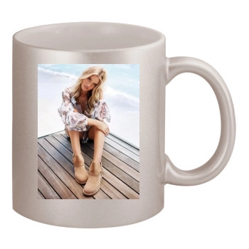 Rosie Huntington-Whiteley 11oz Metallic Silver Mug