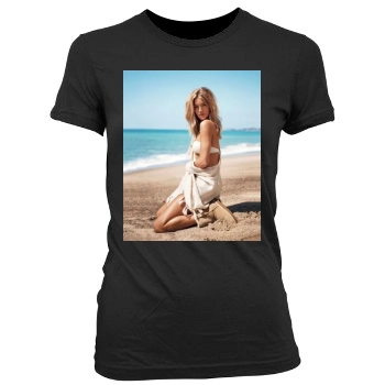 Rosie Huntington-Whiteley Women's Junior Cut Crewneck T-Shirt