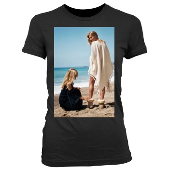 Rosie Huntington-Whiteley Women's Junior Cut Crewneck T-Shirt