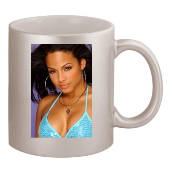 Christina Milian 11oz Metallic Silver Mug