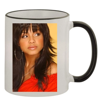 Christina Milian 11oz Colored Rim & Handle Mug