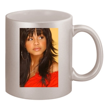 Christina Milian 11oz Metallic Silver Mug