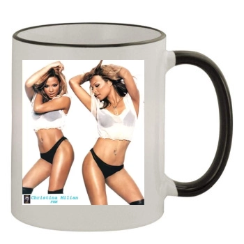 Christina Milian 11oz Colored Rim & Handle Mug