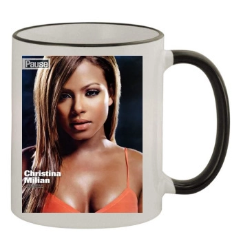 Christina Milian 11oz Colored Rim & Handle Mug