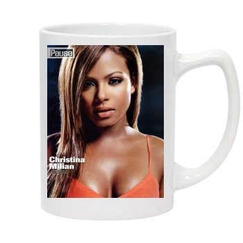 Christina Milian 14oz White Statesman Mug