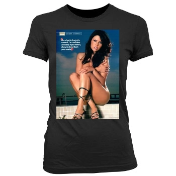 Christina Milian Women's Junior Cut Crewneck T-Shirt