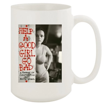 Christina Ricci 15oz White Mug