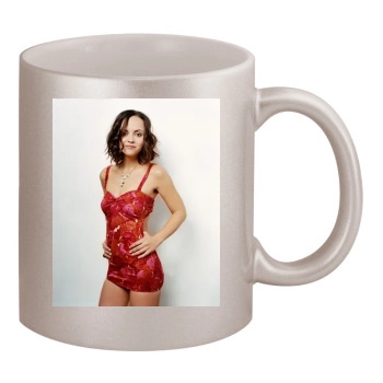 Christina Ricci 11oz Metallic Silver Mug