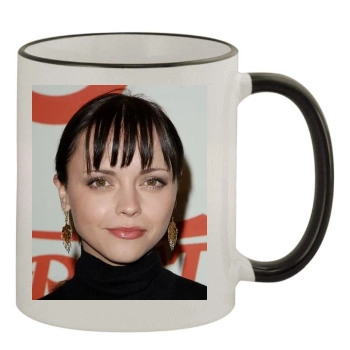 Christina Ricci 11oz Colored Rim & Handle Mug