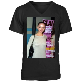 Christina Ricci Men's V-Neck T-Shirt