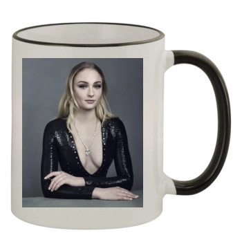 Sophie Turner 11oz Colored Rim & Handle Mug