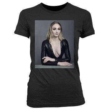 Sophie Turner Women's Junior Cut Crewneck T-Shirt