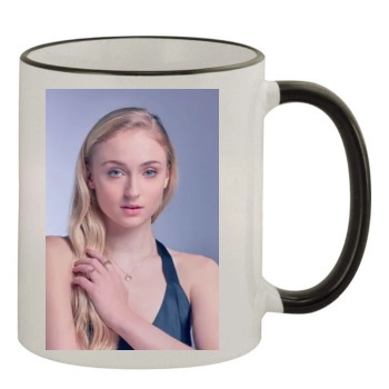 Sophie Turner 11oz Colored Rim & Handle Mug