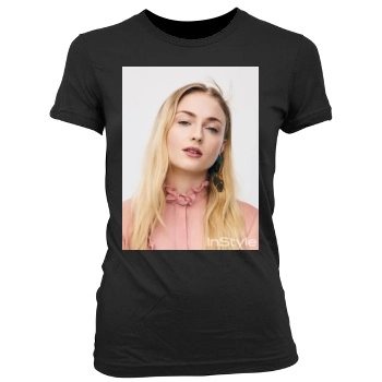 Sophie Turner Women's Junior Cut Crewneck T-Shirt