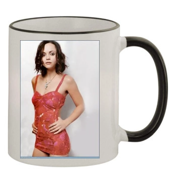 Christina Ricci 11oz Colored Rim & Handle Mug