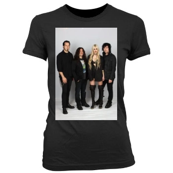 Taylor Momsen Women's Junior Cut Crewneck T-Shirt