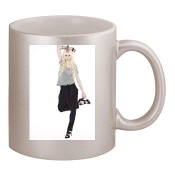 Taylor Momsen 11oz Metallic Silver Mug