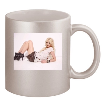 Taylor Momsen 11oz Metallic Silver Mug