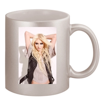 Taylor Momsen 11oz Metallic Silver Mug