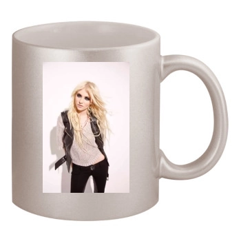 Taylor Momsen 11oz Metallic Silver Mug